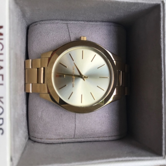 Authentic Michael Kors Slim Runway Watch Luxe main image 5